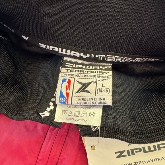 NWT Zipway Tear-Away NBA Cleveland Cavaliers Youth Jacket / L 14-16 - Picture 7 of 10